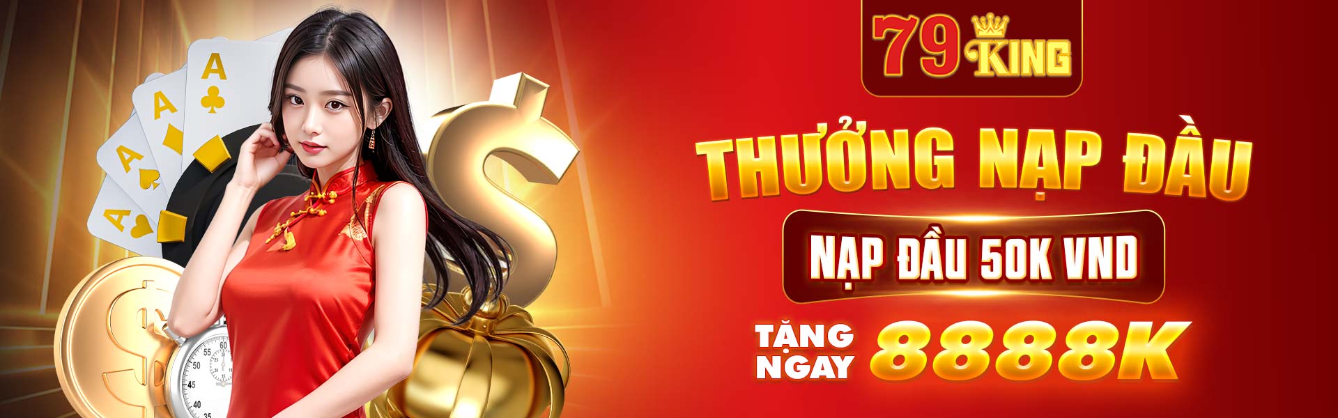 79king thưởng nạp đầu 50k