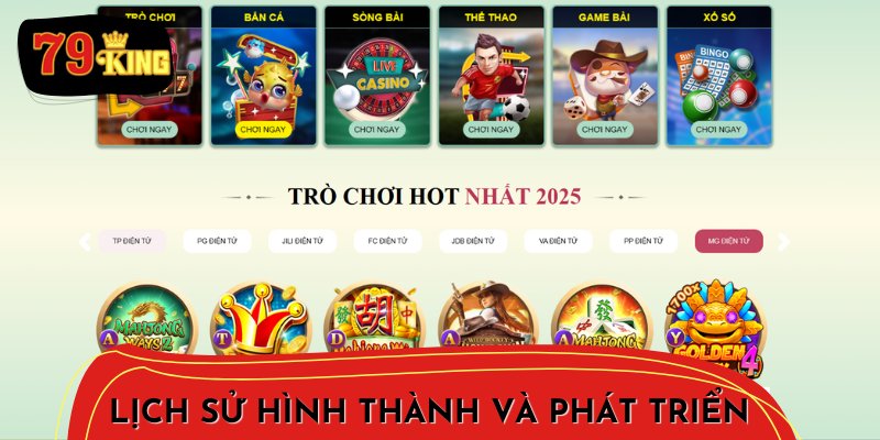 Lịch sử hình thành và phát triển của 79king trong thế giới cá cược