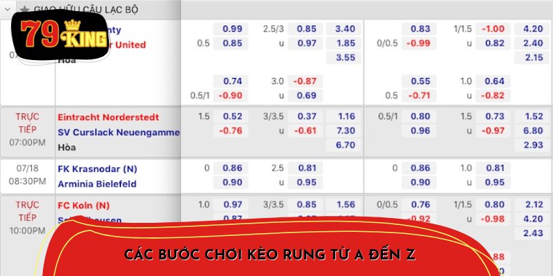 Các bước chơi Kèo Rung từ A đến Z